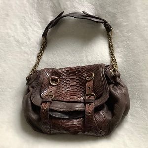 Designer Paris Abaco brown leather purse